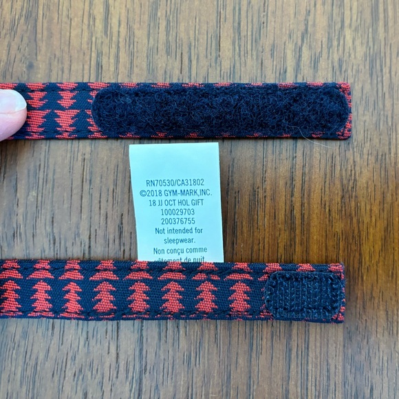 Janie and Jack red and blue Christmas tree print baby bow tie size 0-24M - Picture 4 of 4